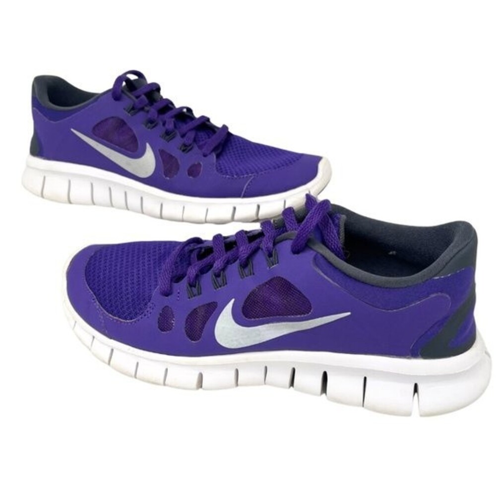 Nike Free 5.0 Purple Running Sneakers 580558-501 Youth 6